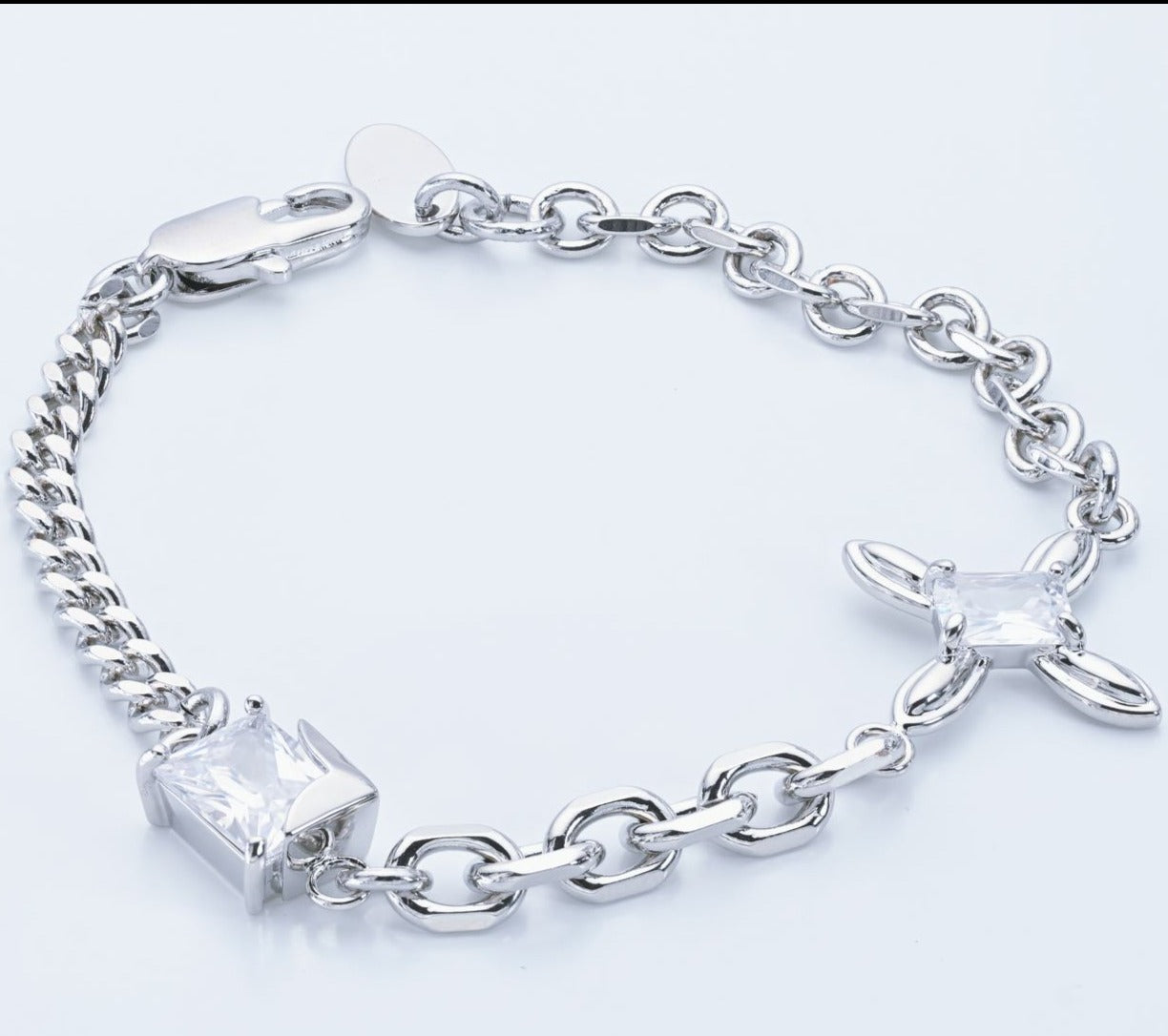 Crystal Cross Bracelet