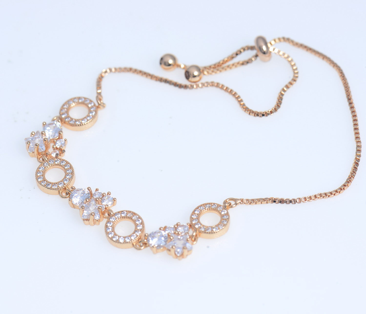 Gold Plated bracelet Cubic Zirconia
