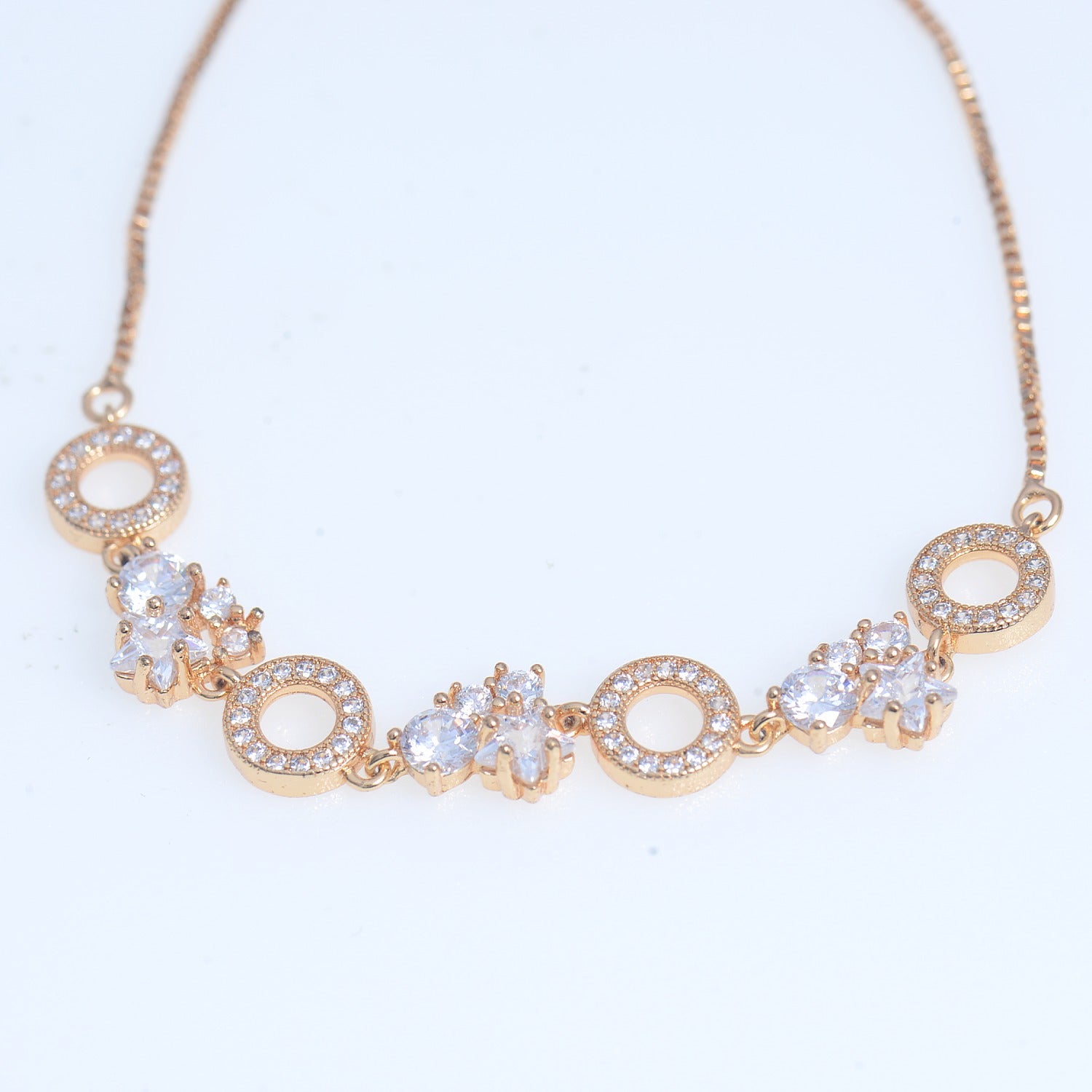 Gold Plated bracelet Cubic Zirconia