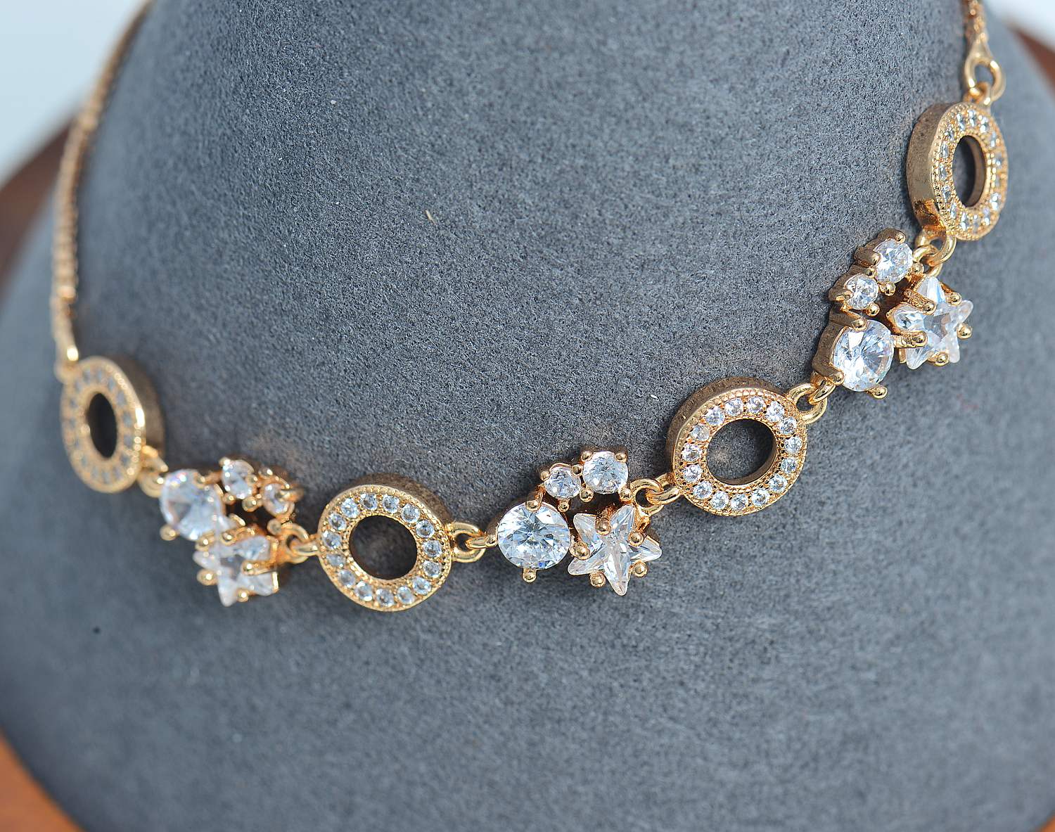 Gold Plated bracelet Cubic Zirconia