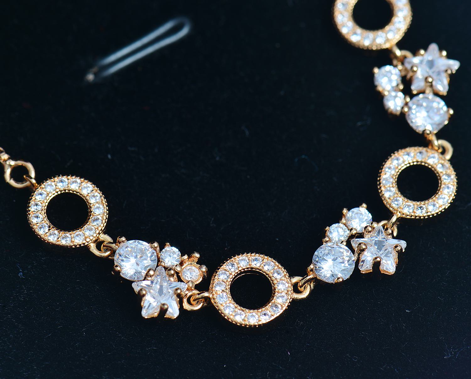 Gold Plated bracelet Cubic Zirconia