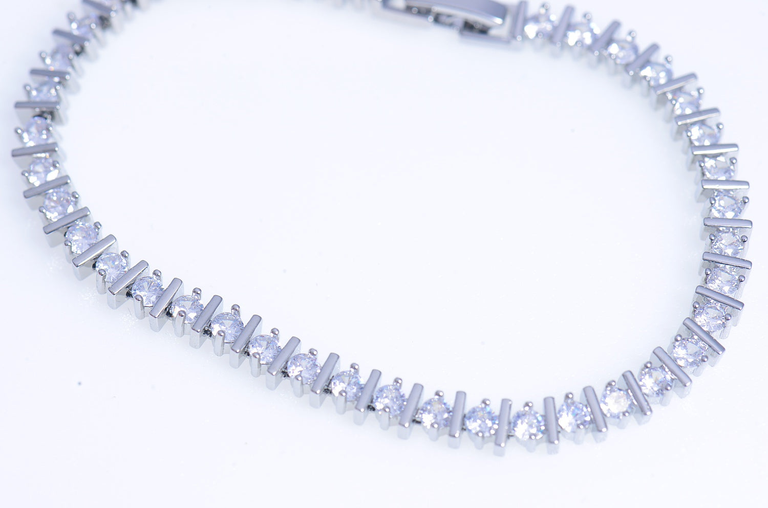 Tennis Bracelet with Cubic Zirconia