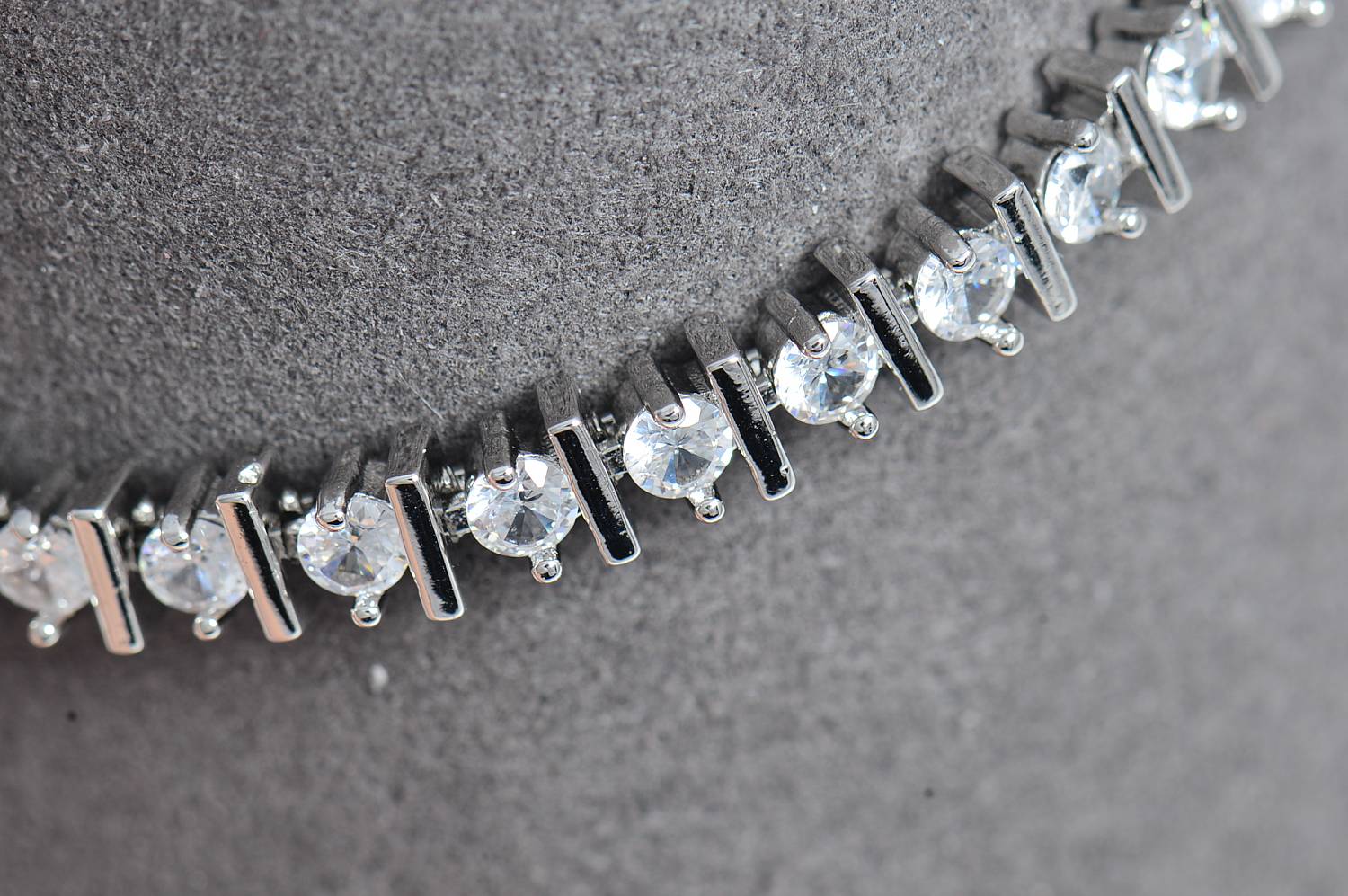 Tennis Bracelet with Cubic Zirconia