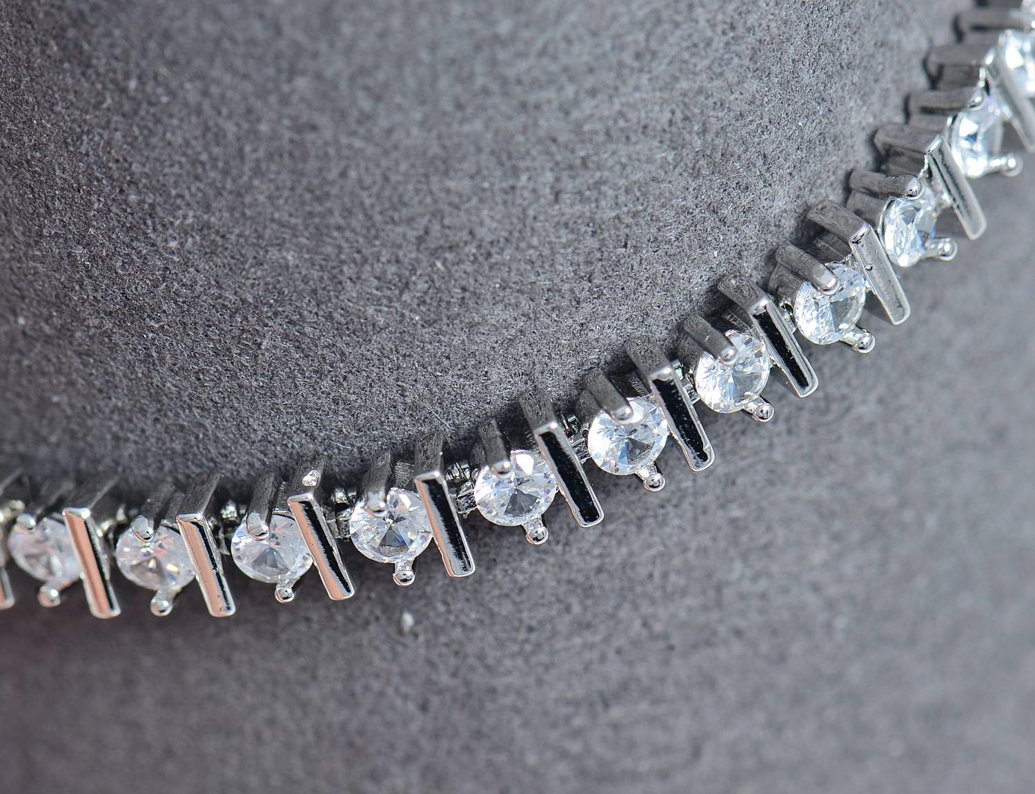 Tennis Bracelet with Cubic Zirconia