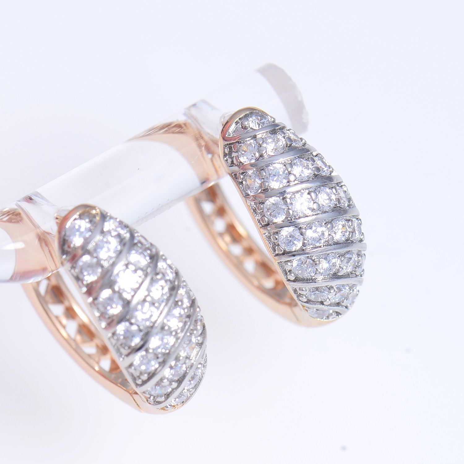 Crystal Hoop Earrings