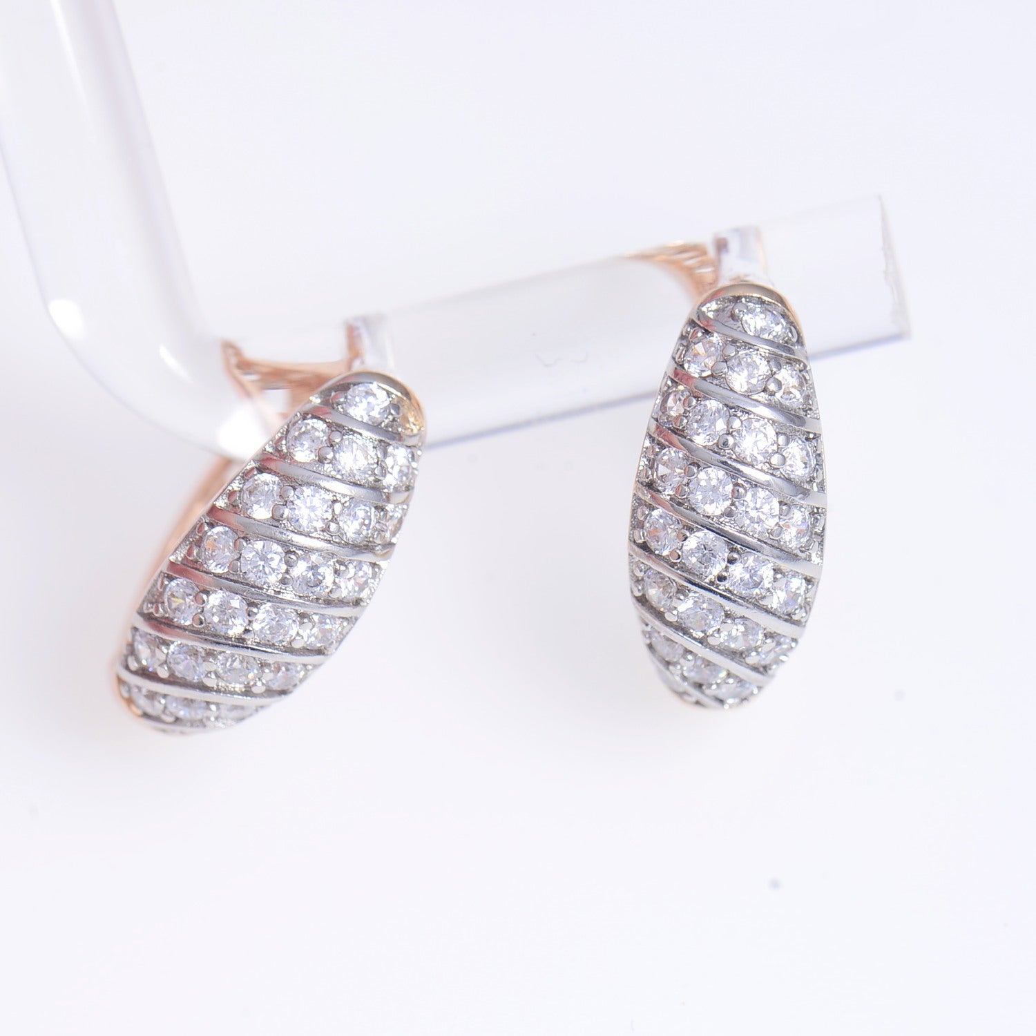 Crystal Hoop Earrings