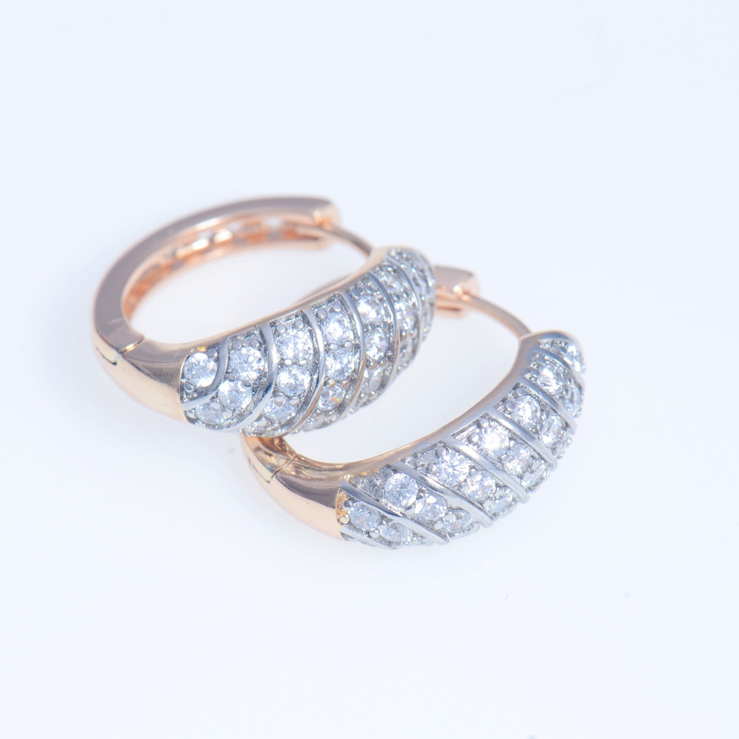 Crystal Hoop Earrings