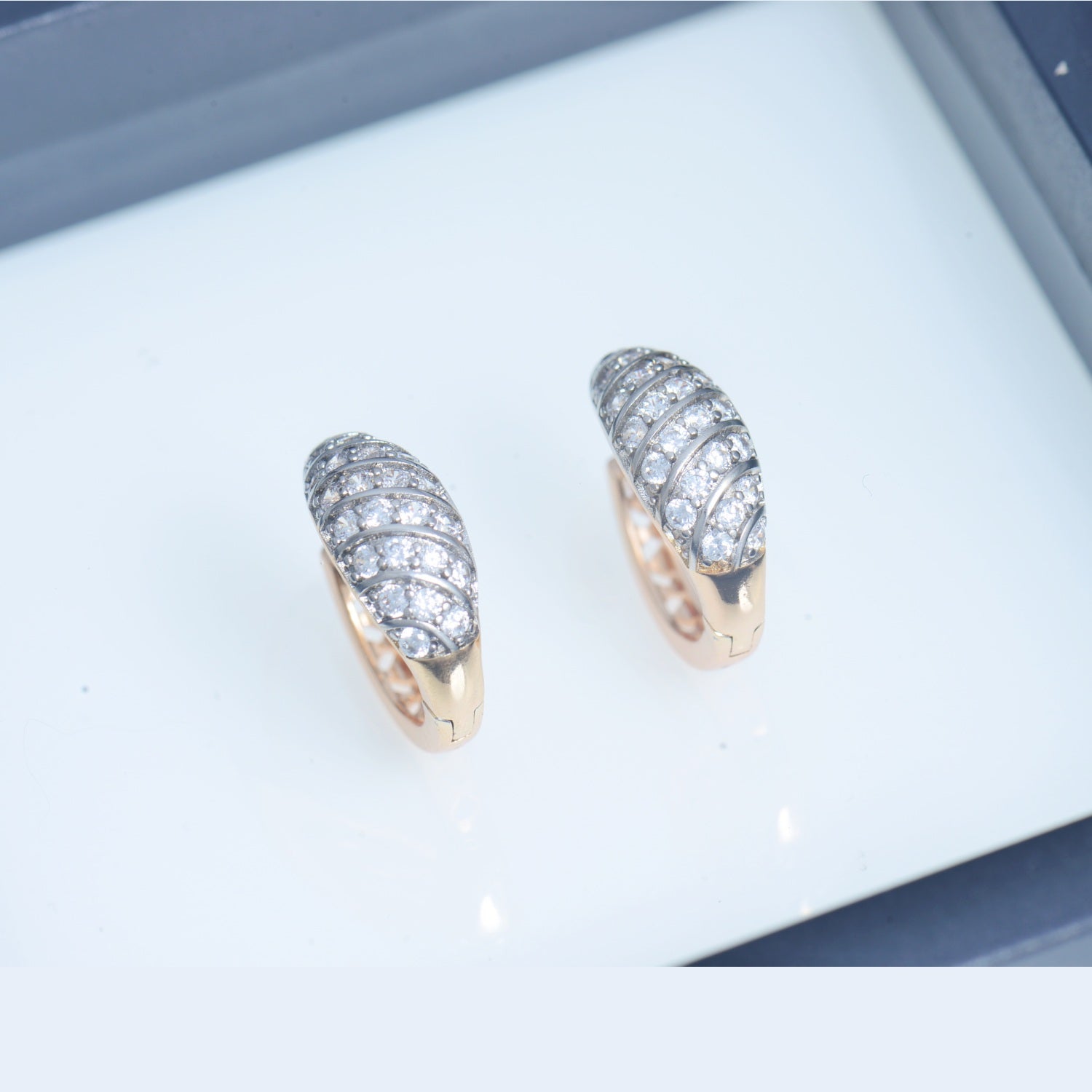 Crystal Hoop Earrings