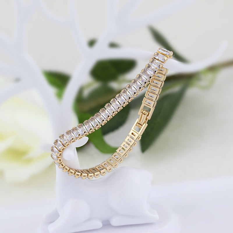 Tennis Bracelet Classic Zircon Inlaid