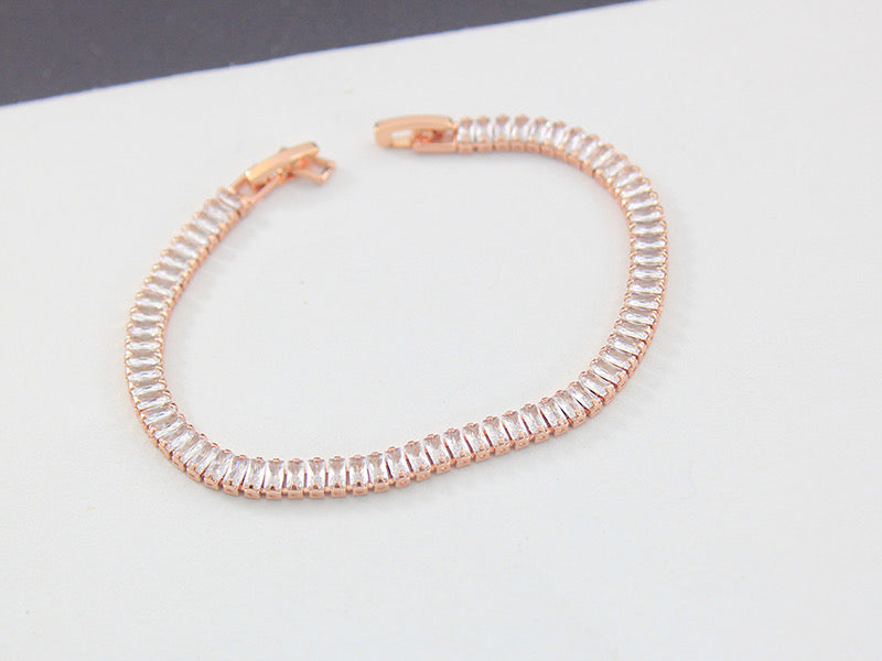 Tennis Bracelet Classic Zircon Inlaid