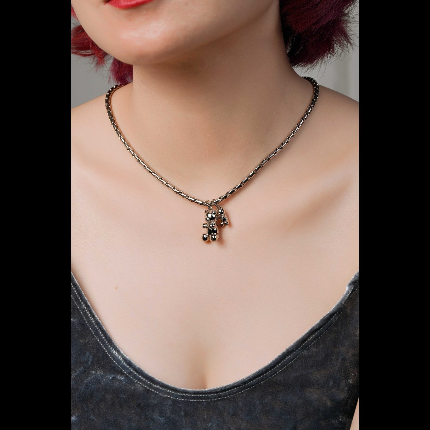 Bears Pendant Necklace