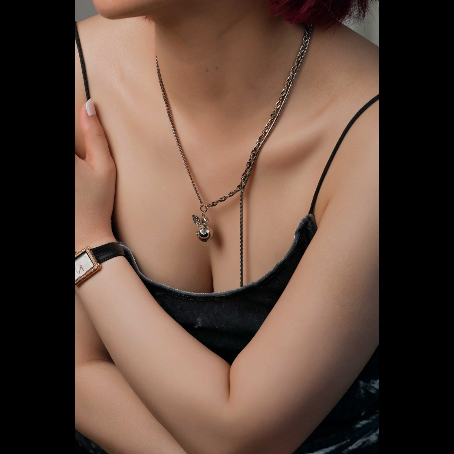 Rabbit Hollow Pendant Necklace